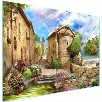 Obraz Skleněná ochranná deska na sporák 70x52 Výhled