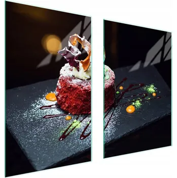 Obraz Skleněná ochranná deska na sporák 65x52 Dezert