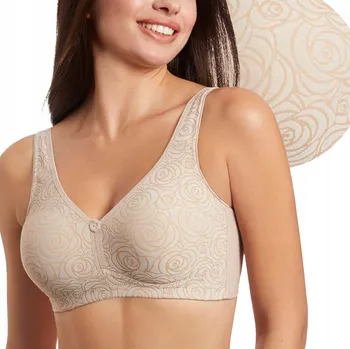 Podprsenka Selene podprsenka nevyztužená béžová velikost 80D