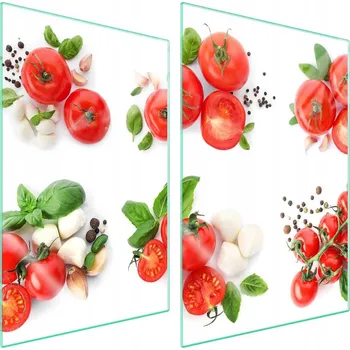 Obraz Skleněná ochranná deska na sporák 2x35x52 Zelenina