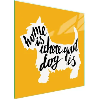 Obraz Skleněná ochranná deska na sporák 50x52 Nápis