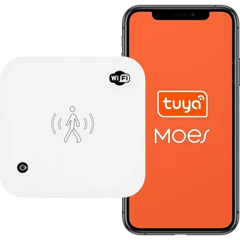 IP kamera WiFi senzor přítomnosti MOES Tuya Smart Life AC alarm LED 5.8GHz