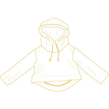 Střih PDF dětská mikina z počesané teplákoviny Finley-134-152