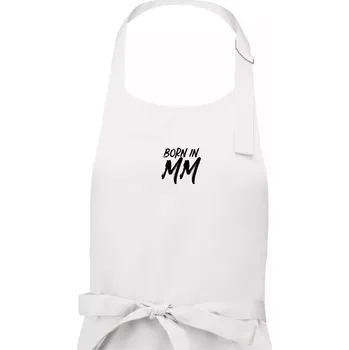 Kuchyňská zástěra Born in - Římské číslo 2000 - Dámská zástěra na vaření - Univerzální velikost ( Bílá )