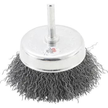 Brusný kotouč BGS Technic BGS 3076 Hrncový drátěný kotouč pr. 75mm, upnutí - čep 6 mm