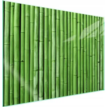 Obraz Skleněná ochranná deska na sporák 70x52 Bambus