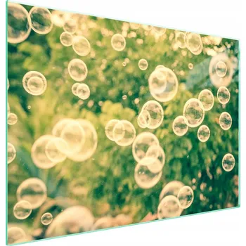 Obraz Skleněná ochranná deska na sporák 70x52 Bubliny
