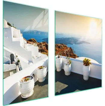 Obraz Skleněná ochranná deska na sporák 90x52 Výhled