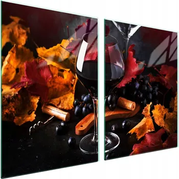 Obraz Skleněná ochranná deska na sporák 2x45x52 Víno