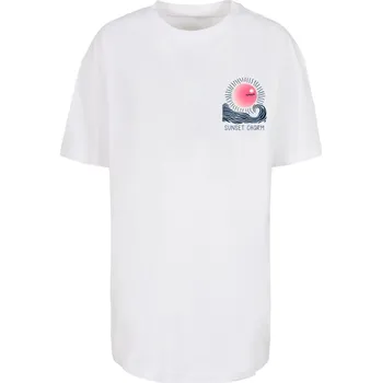 Dámské tričko Ladies Sunset Charm Oversized Tee - white S