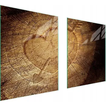 Obraz Skleněná ochranná deska na sporák 85x52 Srdce