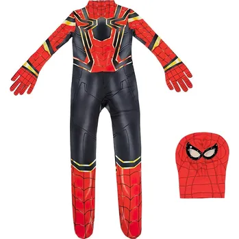 Karnevalový kostým Dětský kostým Superhrdina Spiderman s maskou OPBH1818