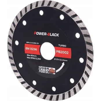 Řezný kotouč Diamantový kotouč Power-Black PB2002 na betonu 7,5 mm