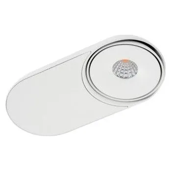 Bodové svítidlo Azzardo TORONTO 1 podhledové svítidlo LED 10W 680lm 3000K 20,5cm oválné IP20, bílé