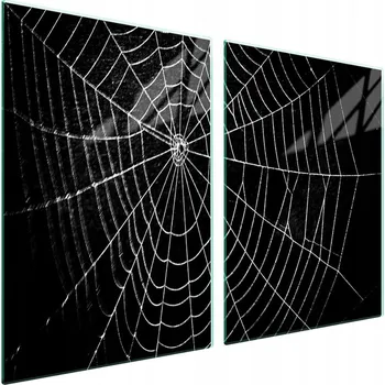 Obraz Skleněná ochranná deska na sporák 2x45x52 cm, 2 kusy