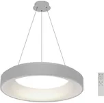 Azzardo Sovana závěsné svítidlo LED 40W 2200lm 2700-6500K 45cm kulaté IP20, šedé + ovladač