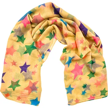 Šátek Bavlněný šátek žlutý B902