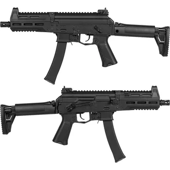 Airsoftová zbraň Well Airsoftová elektrická zbraň WE06-2, ETU BURST verze, 20 ran/s