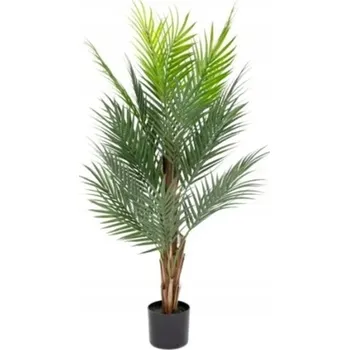 umělá květina UMĚLÁ Rostlina AREKA PALMA HAWAJSKÁ v květináči REALISTICKÁ 120cm PĚKNÁ