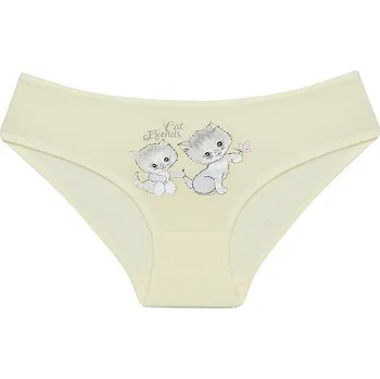Dívčí spodní prádlo Donella Dětské kalhotky Cat friends Barva: Růžová - světle, Velikost: 6/7