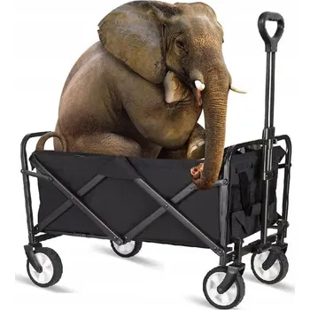 Přepravník VOZÍK kolečka 5 palcové PLÁŽOVÝ Turistický NÁKUPNÍ TRANSPORTNÍ Přívěs XXL