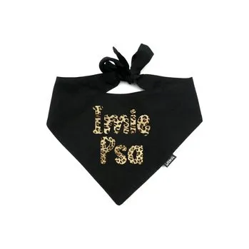 Šátek Bandana/šátek Psiakrew černý M