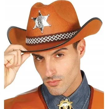 Klobouk Klobouk Guirca šerif hnědý