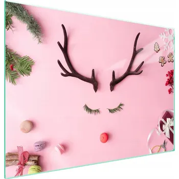 Obraz Skleněná ochranná deska na sporák 70x52 Jelen