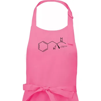 Kuchyňská zástěra Molekulární struktura pervitin - Pánská zástěra na vaření - Univerzální velikost ( Růžová )