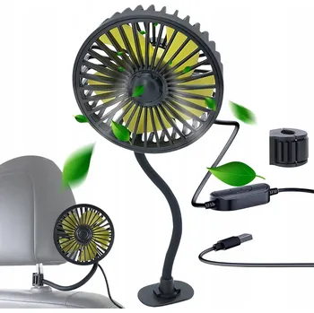 Domácí ventilátor MINI USB VENTILÁTOR OSCILAČNÍ FLEXIBILNÍ STATIV 10000 MAH 5 V