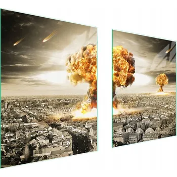 Obraz Skleněná ochranná deska na sporák 85x52 Výbuch