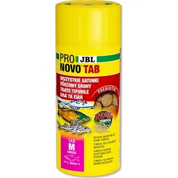 Krmivo pro rybičky JBL krmivo ProNovoTab M, 250 ml