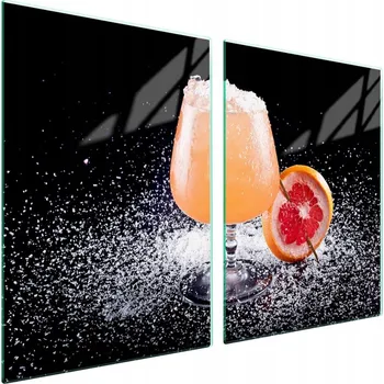 Obraz Skleněná ochranná deska na sporák 2x45x52 Drink