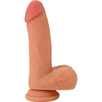 Dildo Hidden Desire Inferno 18 cm 20701-SKIN, silikonové dildo s přísavkou