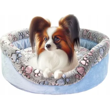 Pelíšek pro psa Plyšová kotec potah pelíšek jorkšíra, maltipoo, čivavu, špice ⌀45