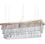 Ideal Lux MARTINEZ SP8 závěsné svítidlo 8x E14 40W bez zdroje 103cm IP20, zlaté