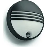 Philips 17297/30/16 Yarrow IR venkovní nástěnné LED svítidlo se senzorem 1x6W 600lm 2700K IP44, černé