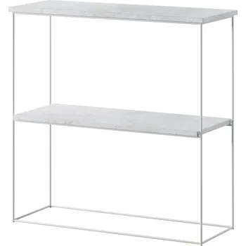 Konferenční stolek ADRK Konzolový stolek TONI W-BE 80, beton/bílá