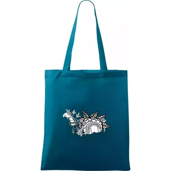 Loch ass (Pecka design) - Taška bavlněná - 42 x 38 cm ( Petrolejová )