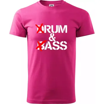 Pánská móda Drum & Bass (Rum & Ass) - Klasické pánské triko vyšší gramáže - XL ( Purpurová )