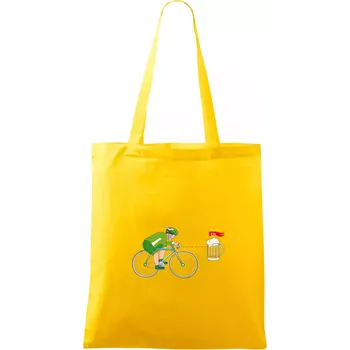 Pivo je můj cíl (Pecka design) - Taška bavlněná - 42 x 38 cm ( Žlutá )