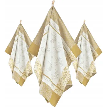 Utěrka ZWOLTEX hadřík Jeřabina utěrka žlutá 50x70