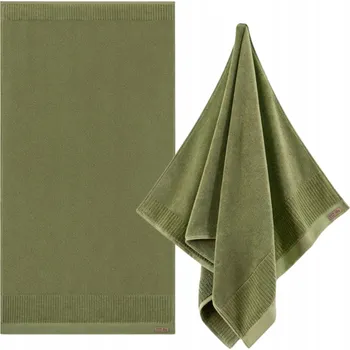 Ručník ZWOLTEX PORTO Ručník na ruce malý bavlna silný zelený 600g 50x100cm