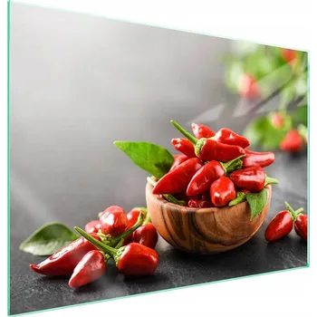 Obraz Skleněná ochranná deska na sporák 70x52 Chili