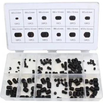 Šroub Vnitřní šrouby červíci M3-M10 160ks A-TC545