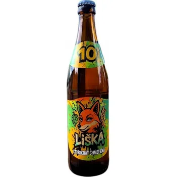 Pivo Pivovar Nová Paka Liška 10° 0,5l Nová paka