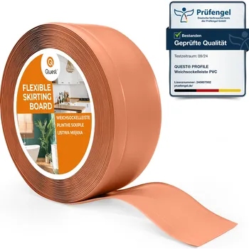 soklová lišta Lišta Quest PVC 20 x 70, délka 500 cm, cihlová