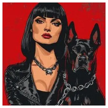 Set školních potřeb Malowanie po numerach - Niebezpieczny 40x40cm