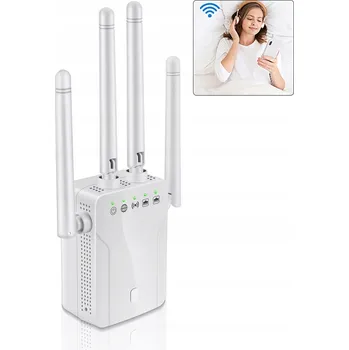 Hi-Fi komponenty WIFI REPEATER ZESILOVAČ 300Mb/s Univerzální ZESILOVAČ SIGNÁLU S VELKÝM DOSAHEM