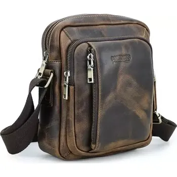 Contacts® pánská kožená taška Crazy horse Helvet 4L